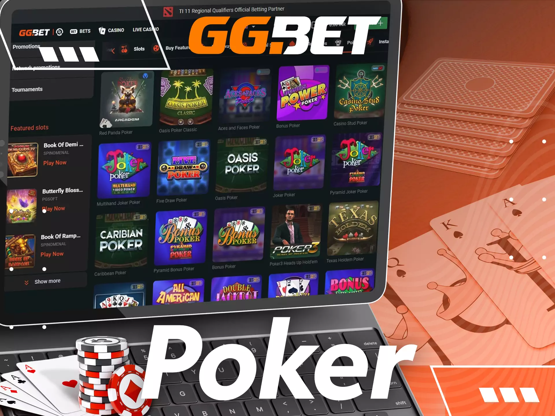 If you like poker, visit the online GGBet Casino.