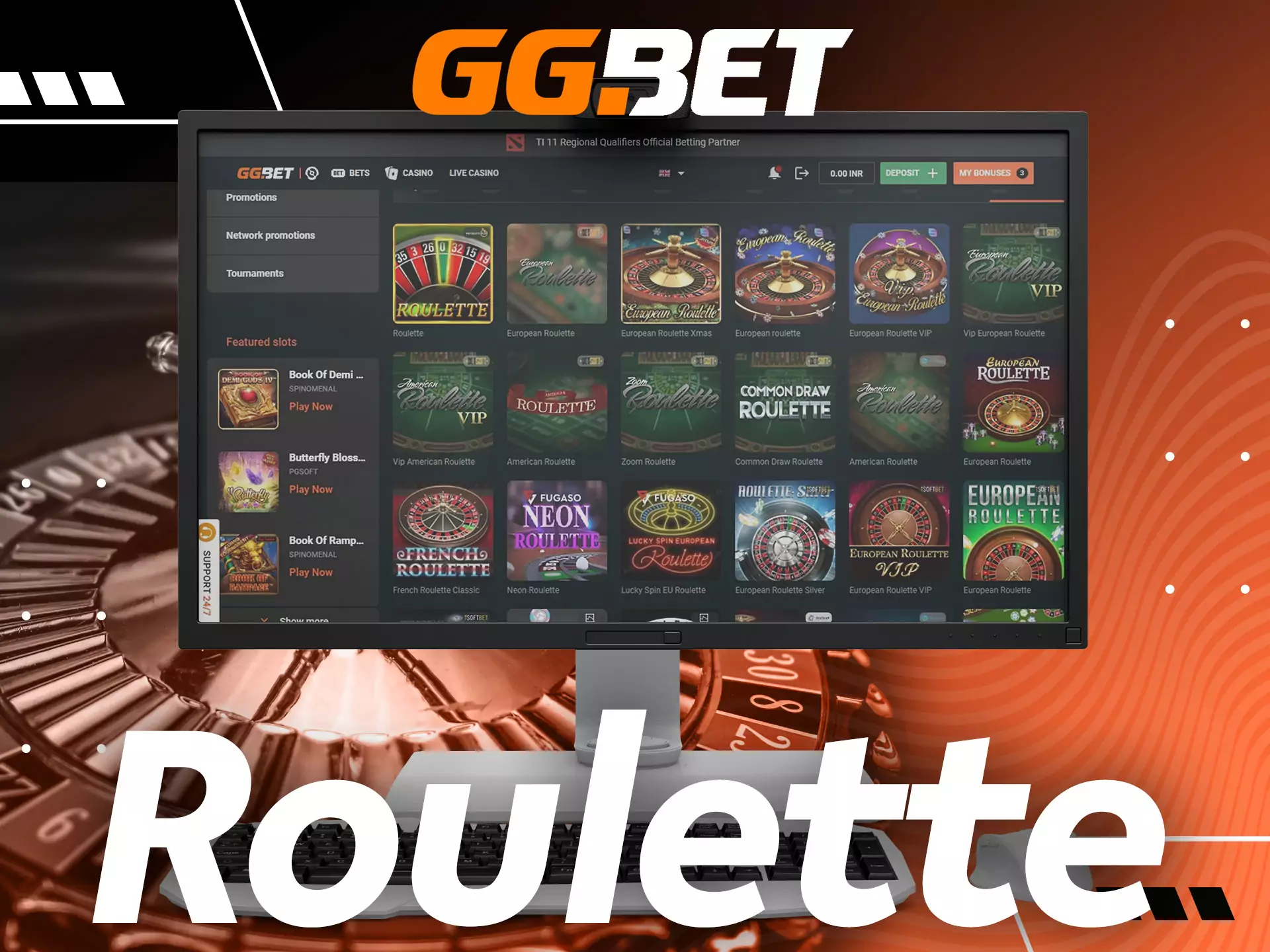 On GGBet, you find a wide range of roulette games.