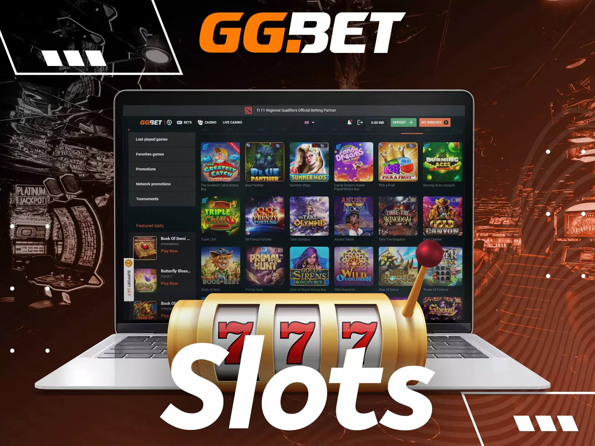 Online slots on GGBet have lots of fans among players all over the world.