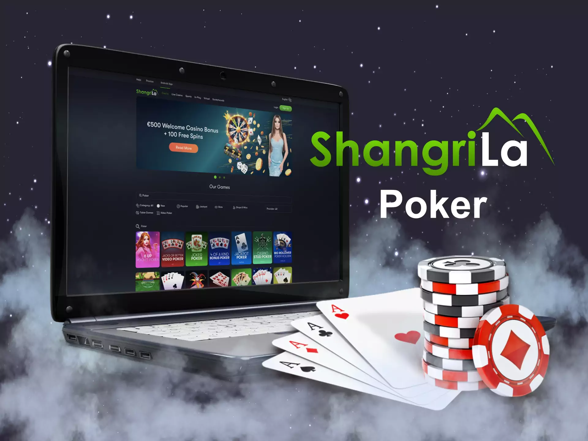 In the Shangri La Casino, poker is one of the most popular table games.