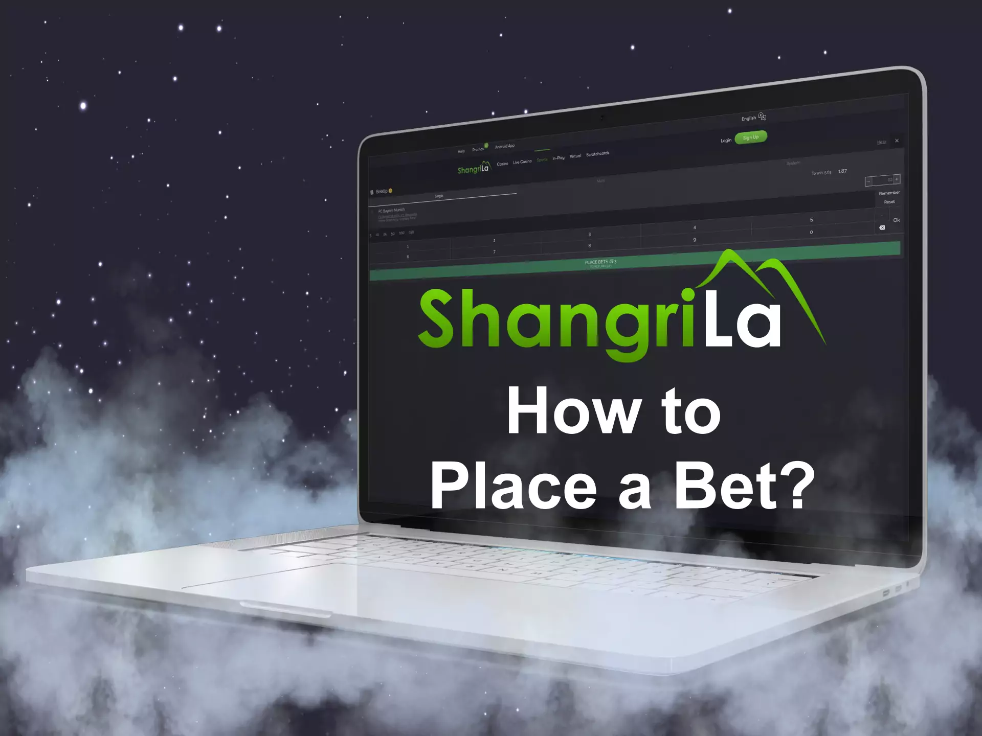 Pick the match and make a prediction to place a bet on Shangri La.