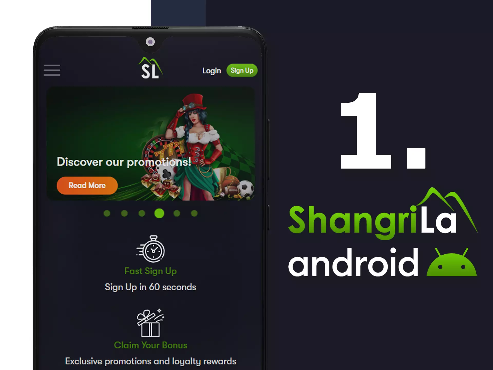 Enter the main page of Shangri La website.