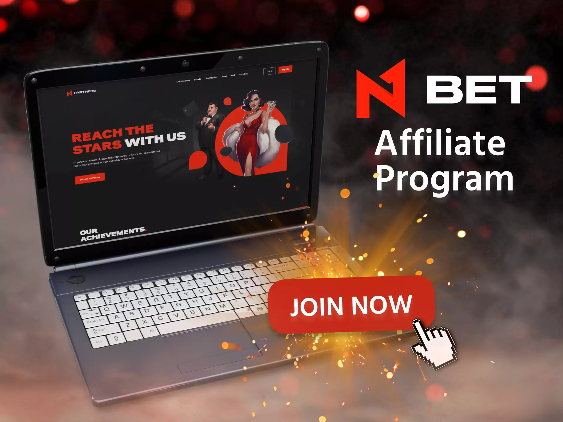Join the advantageous N1Bet affiliate program.