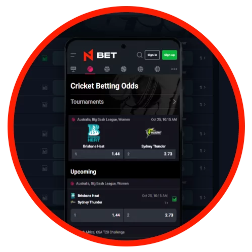 Download the N1Bet to use the service from a smartphone.