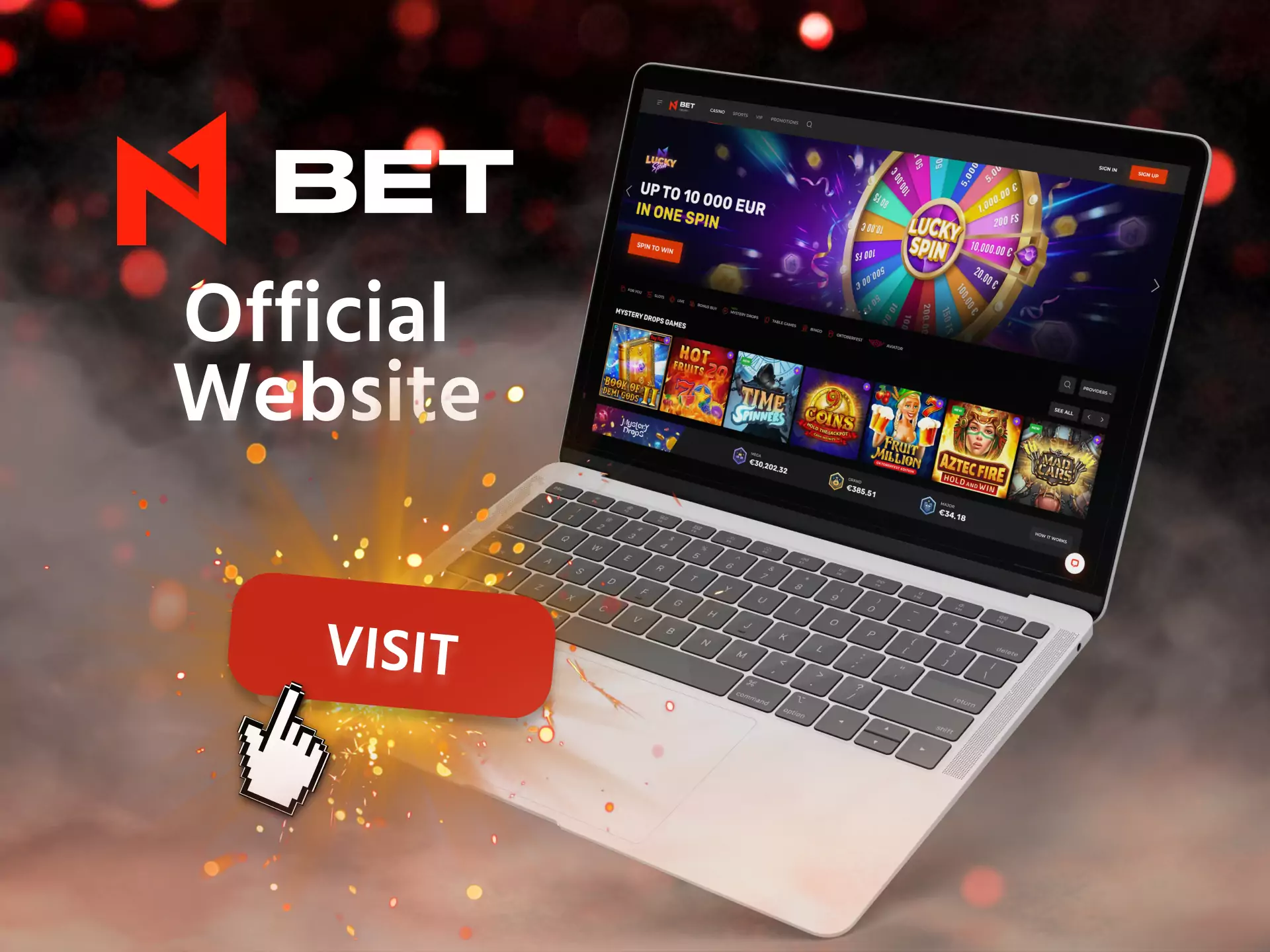 Visit the official website in N1Bet, it is convenient and easy to use.