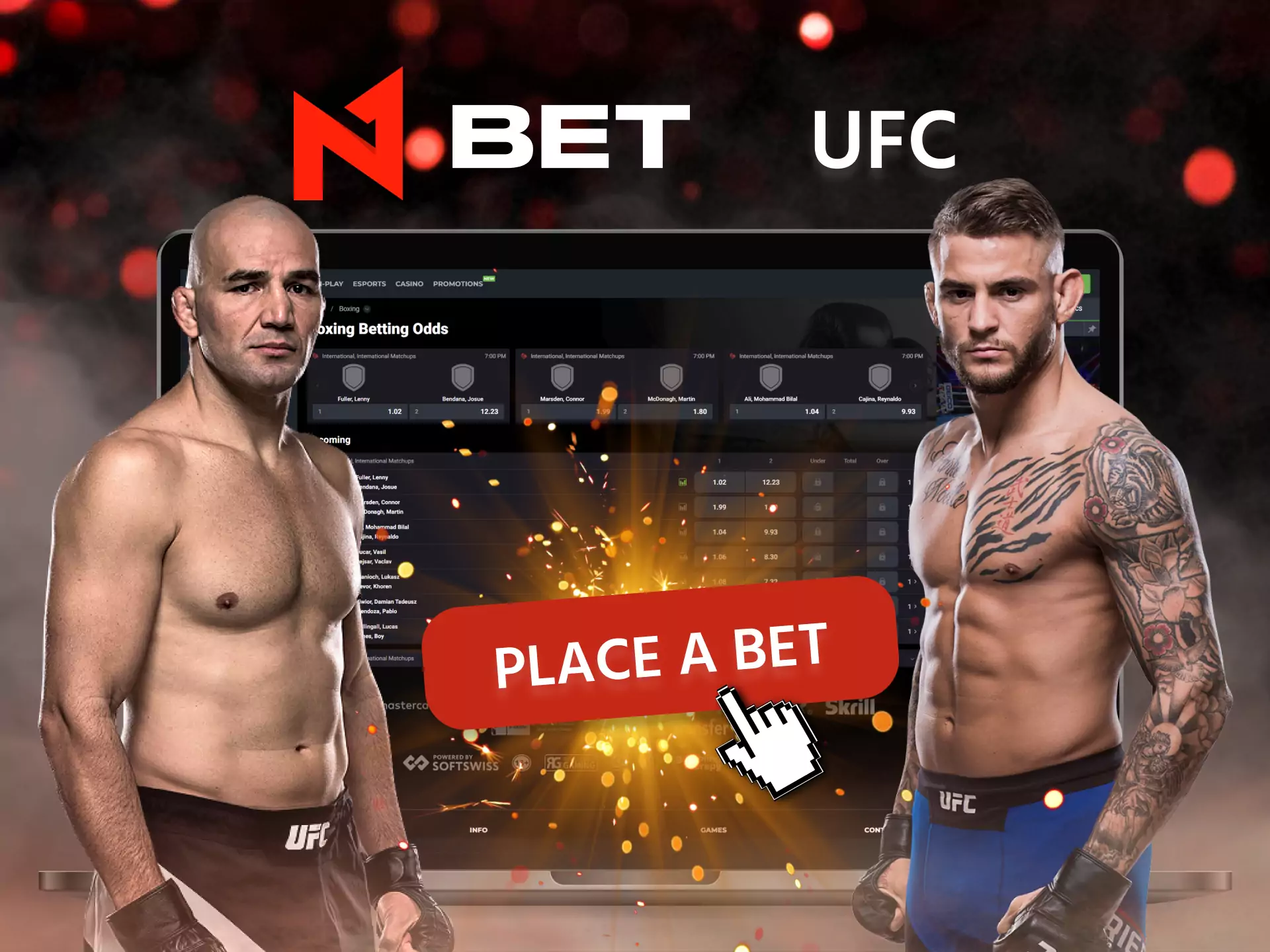 Place bets on UFC games in N1Bet.