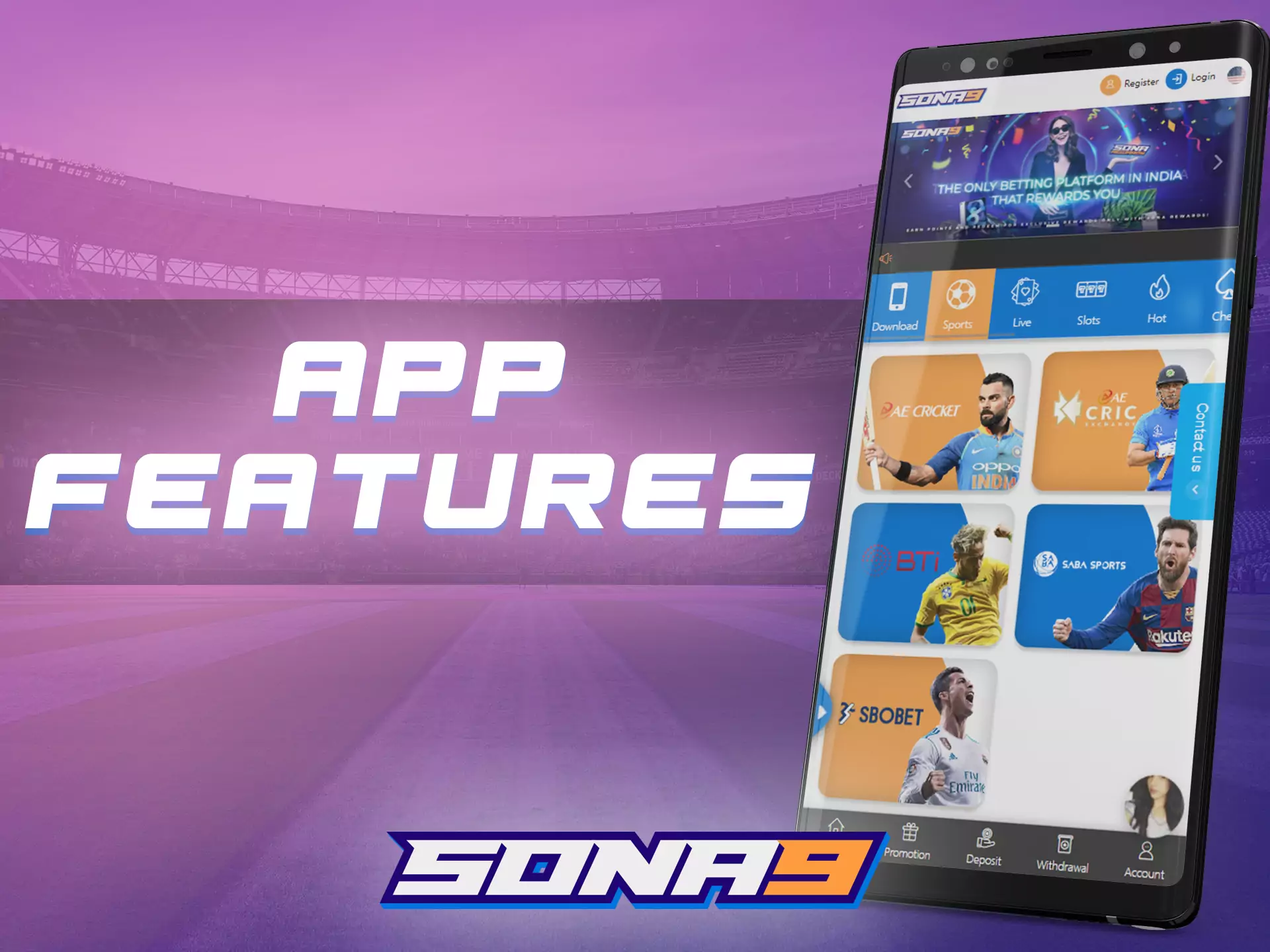 The Sona9 app is liked by Indian users for its reliability.