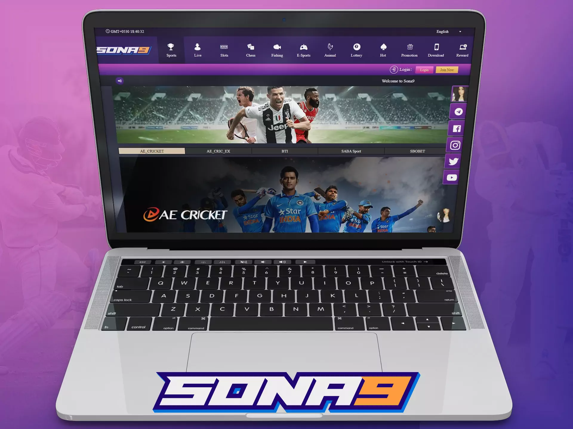 Sona9 has a cool website that works great on all PC devices.