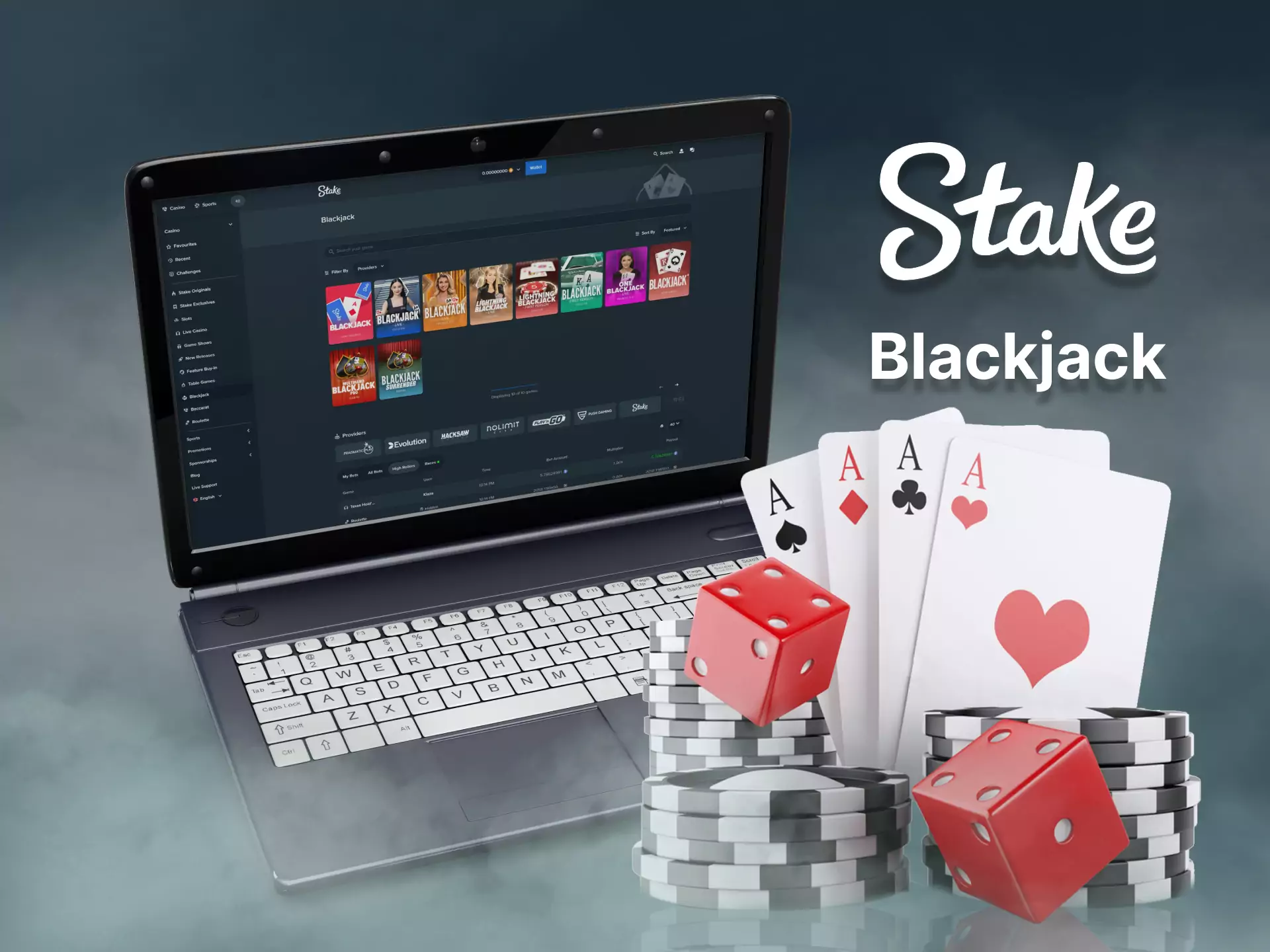 In the Stake online casino, users like to play blackjack.