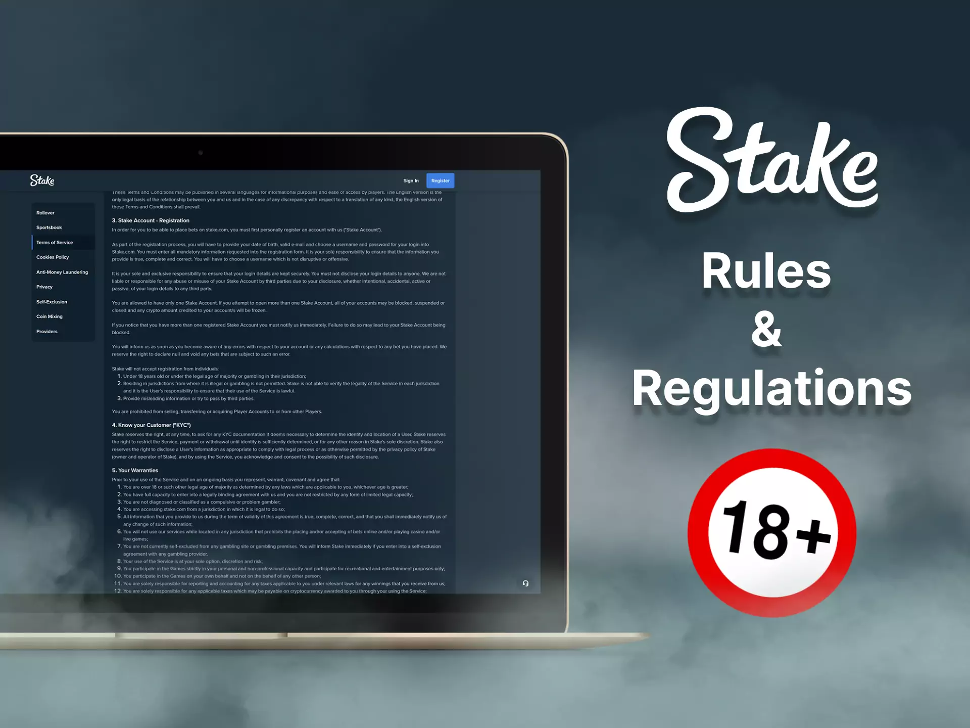 Follow the rules of betting on Stake not to be banned on the platform.