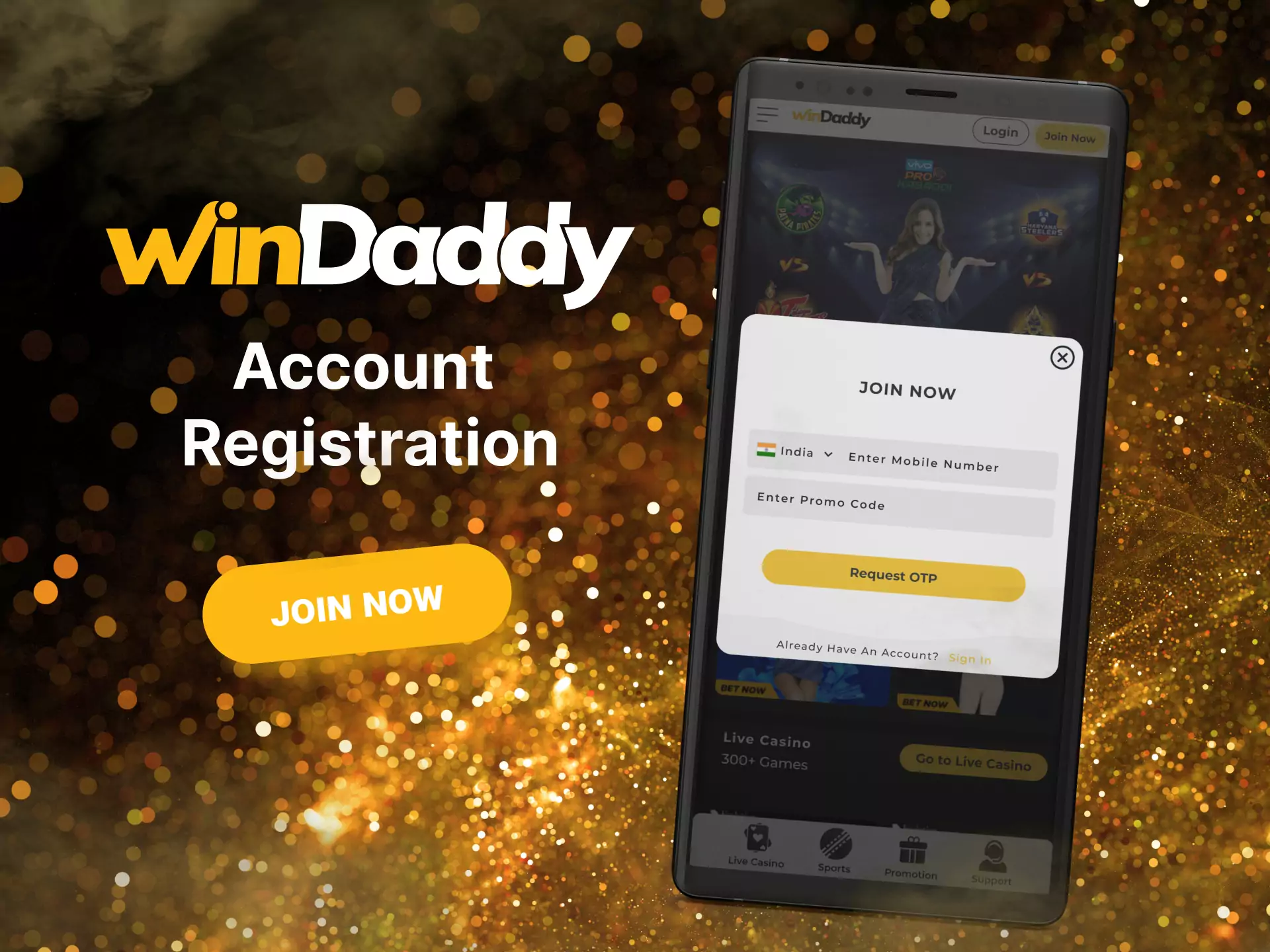 Register with Windaddy to use all features.