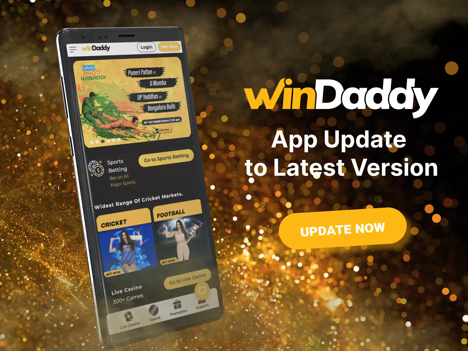 On the Windaddy website, no updates are needed.