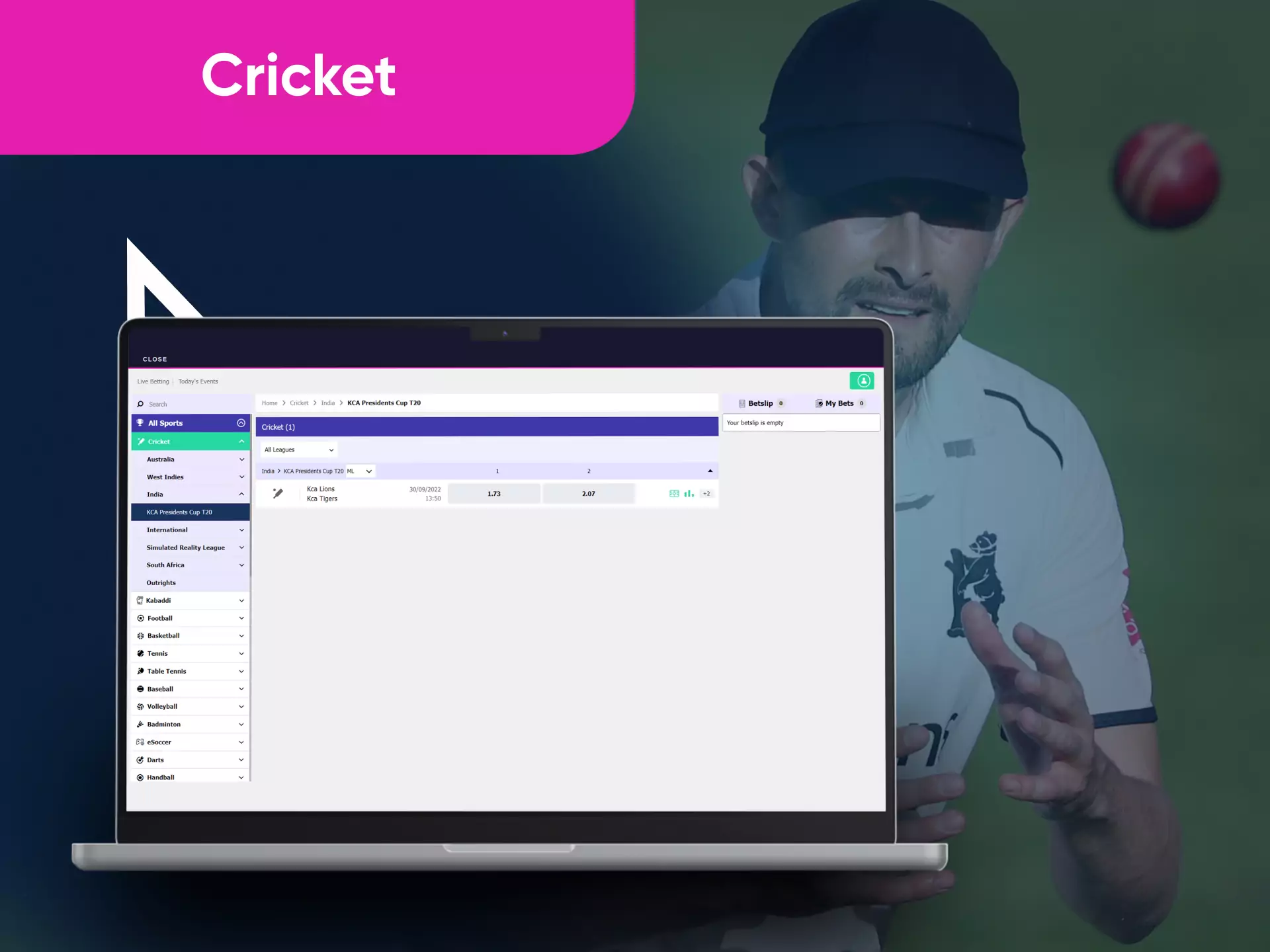 In the Becric sportsbook, users often bet on cricket.