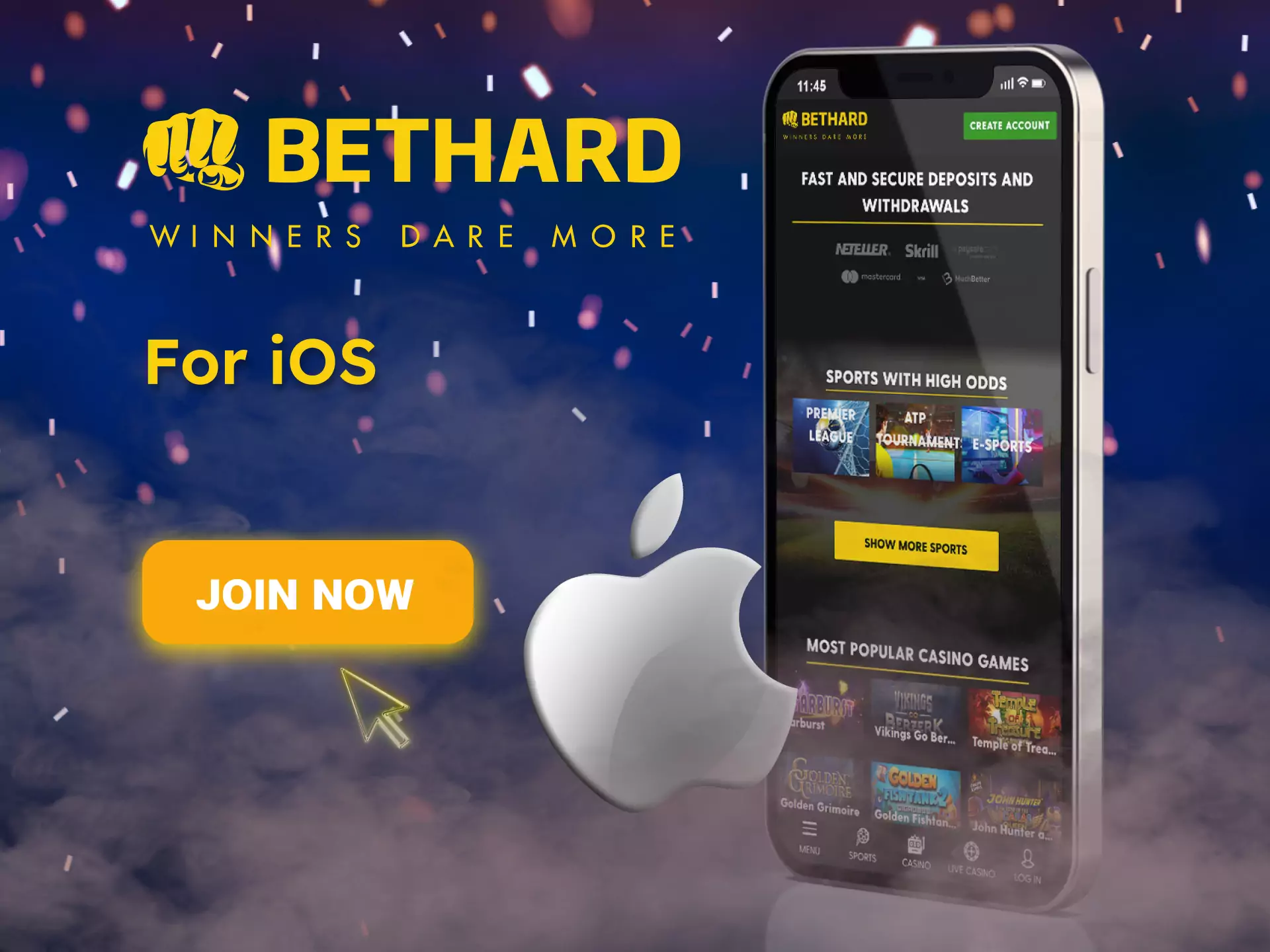 Use Bethard on any iOS device.