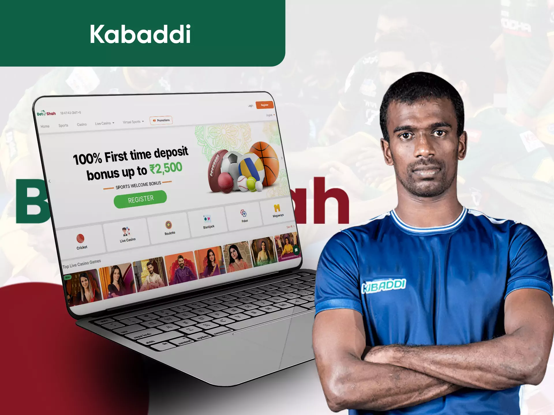 On the website of Betshah, you can place bets on kabaddi championships.