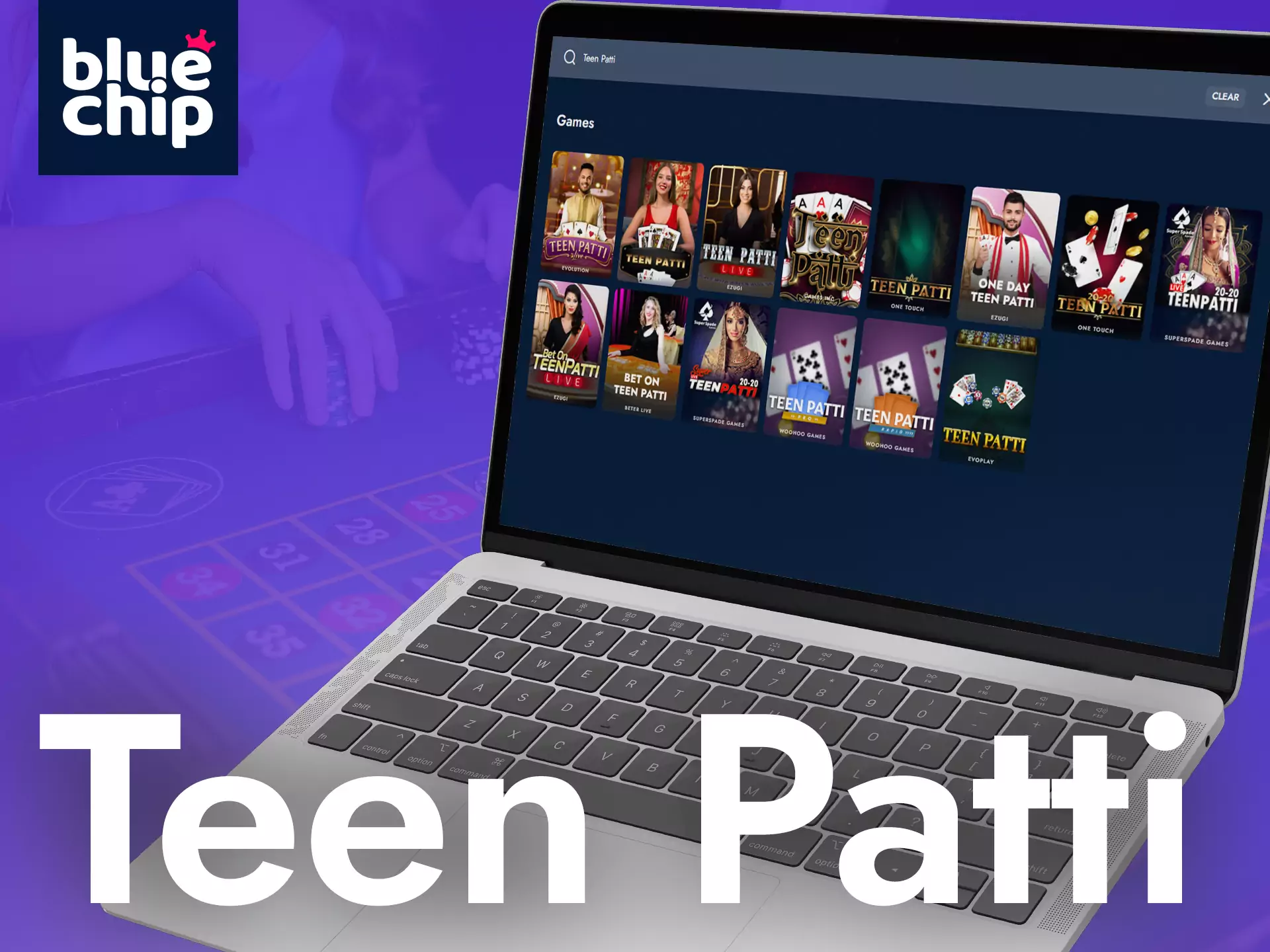 Teen Patti is another popular game you can play in the Bluechip Casino.