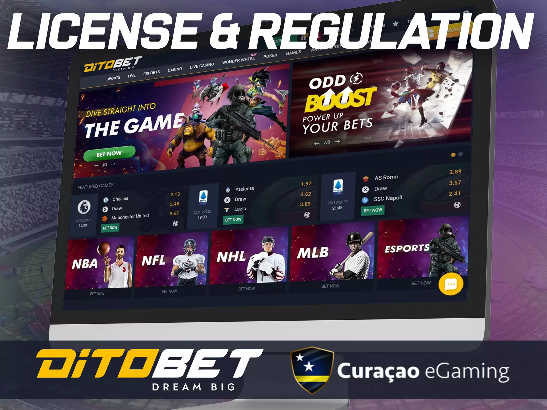 Ditobet has a license and it is absolutely safe.