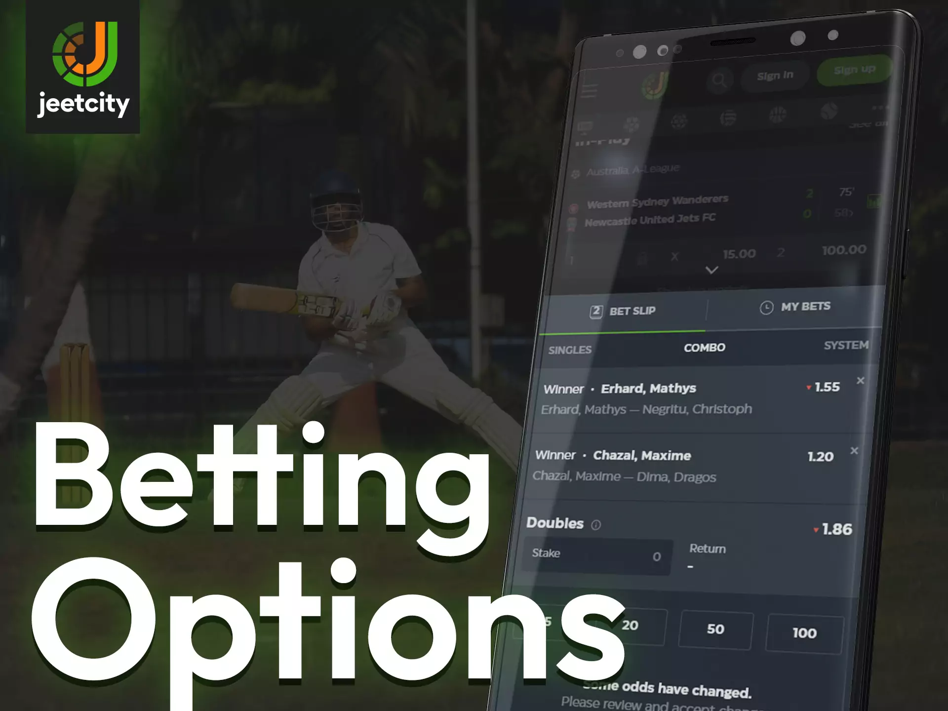 Bet on sports with different user-friendly betting options from JeetCity.