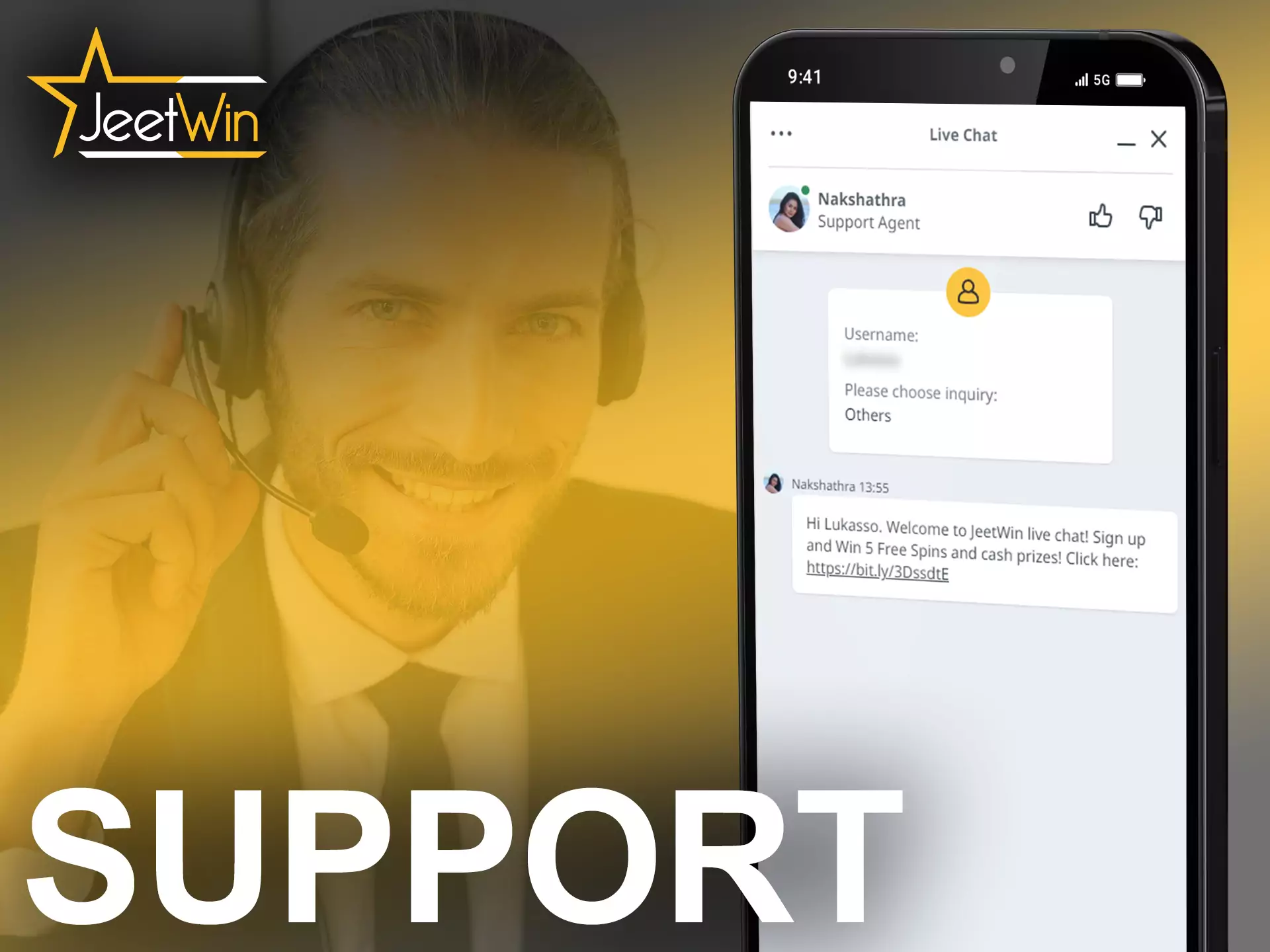 JeetWin support is ready to answer all your questions at any time.