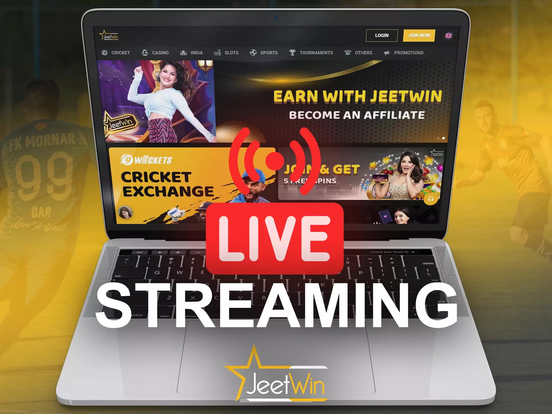 Watch live streaming with JeetWin.