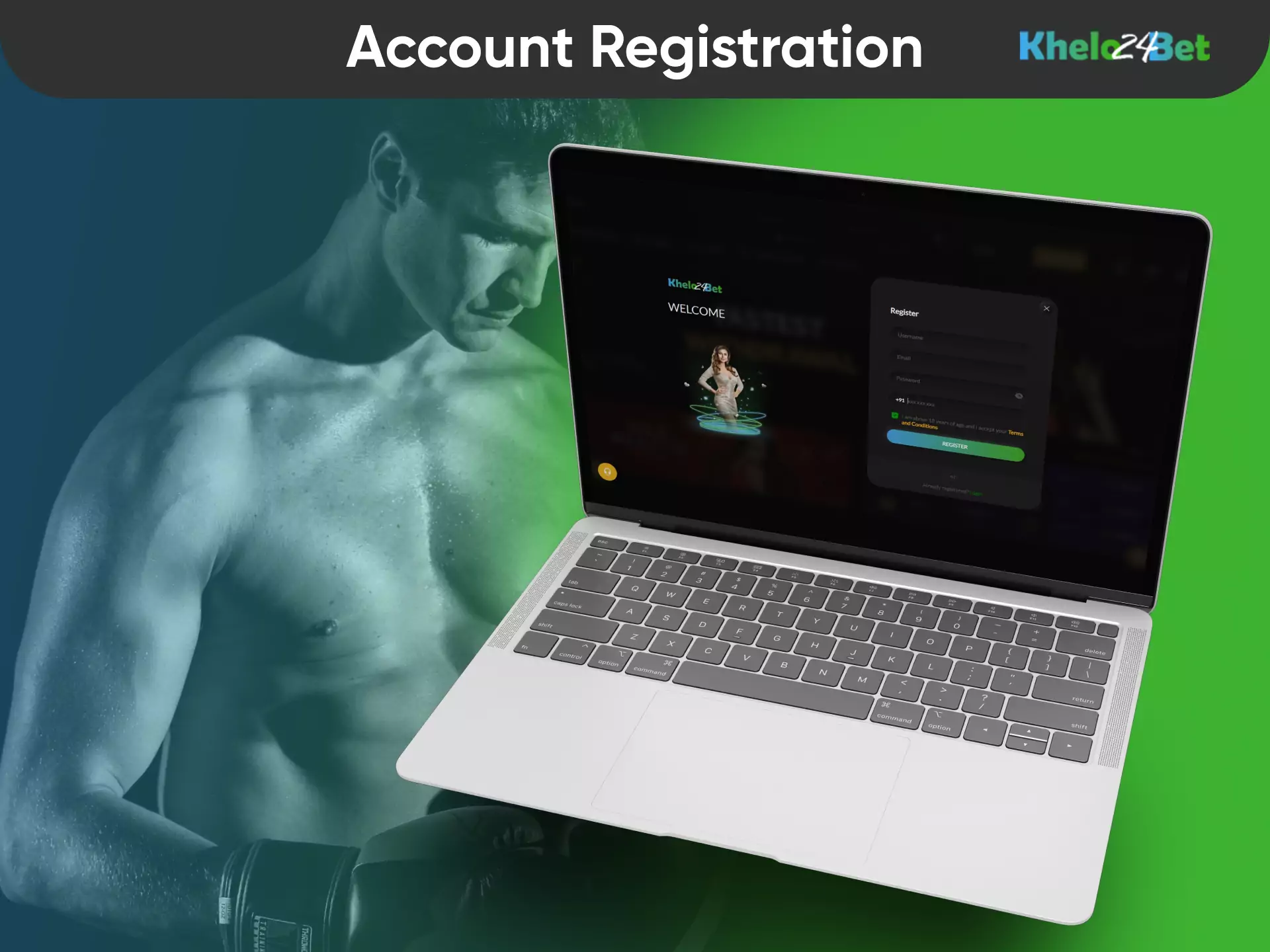 Before starting, create an account and join the Khelo24bet community.