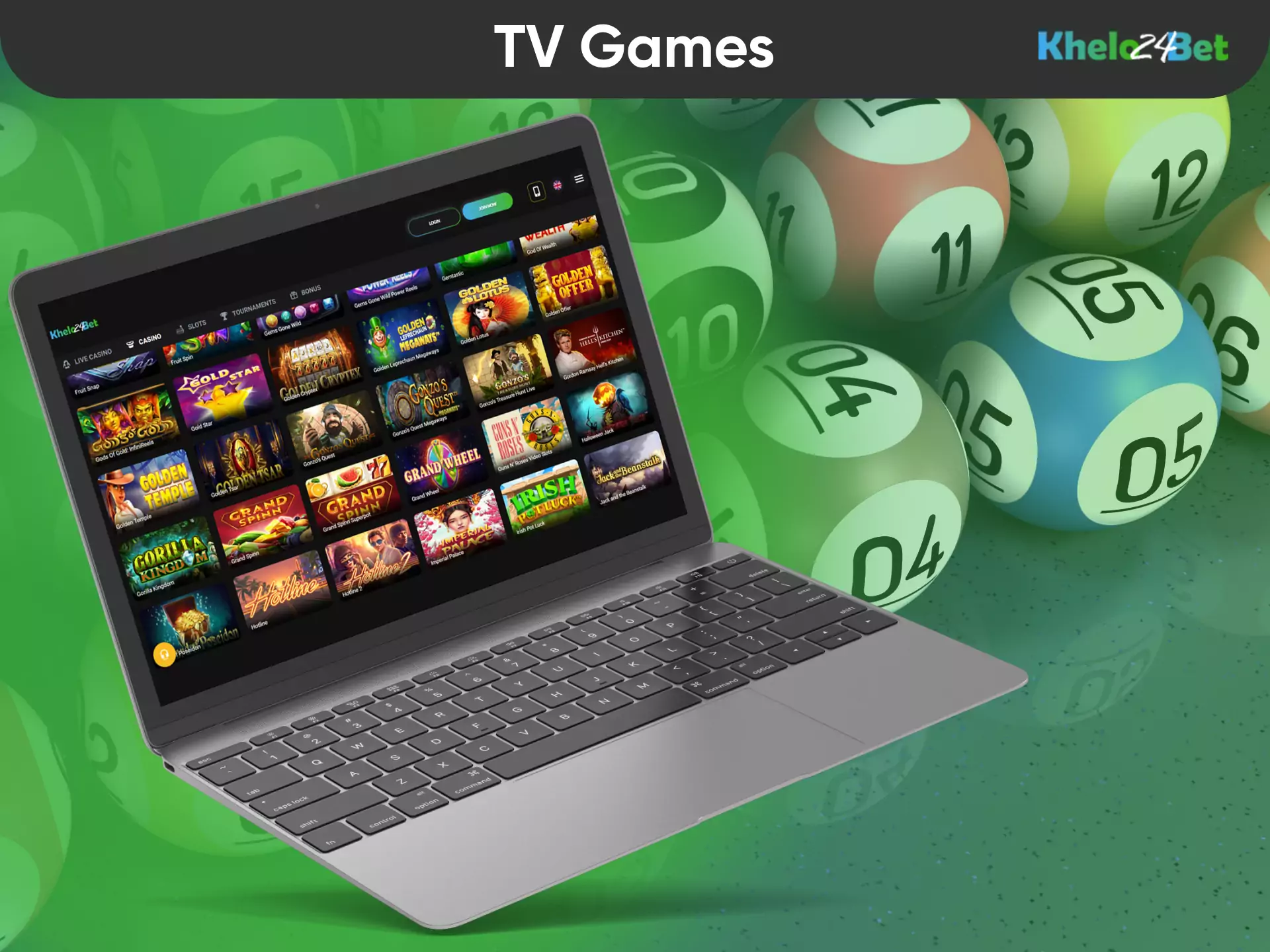 Watch the TV games on the Khelo24bet site and check your results.