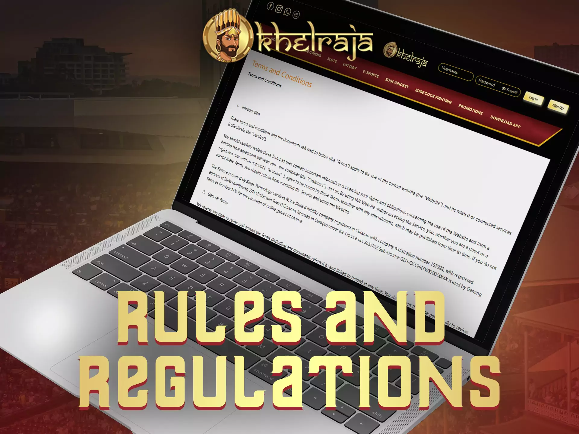 Read the rules of the Khelraja website and follow them.