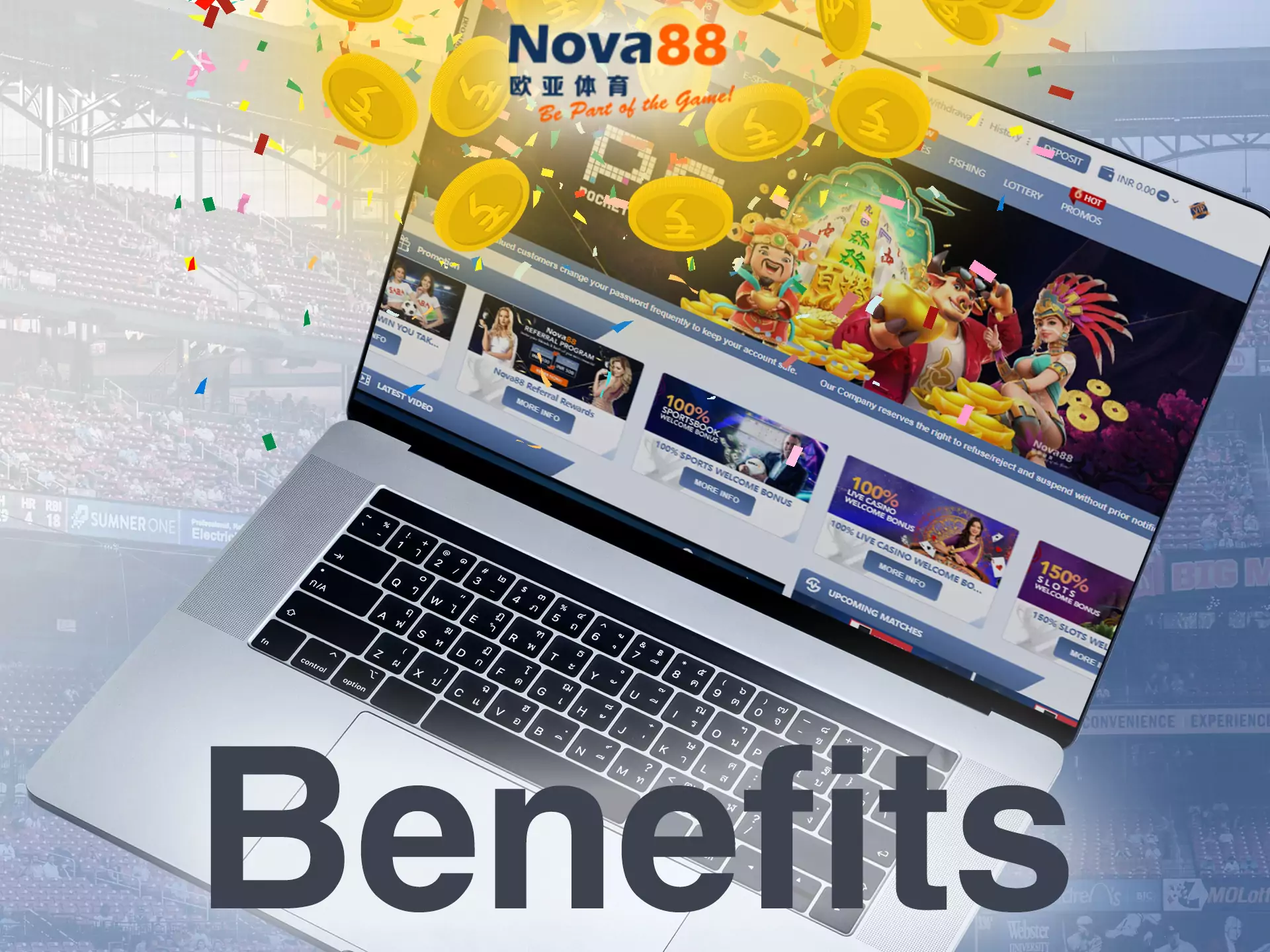 Nova88 is a great site providing both sports betting and casino games.