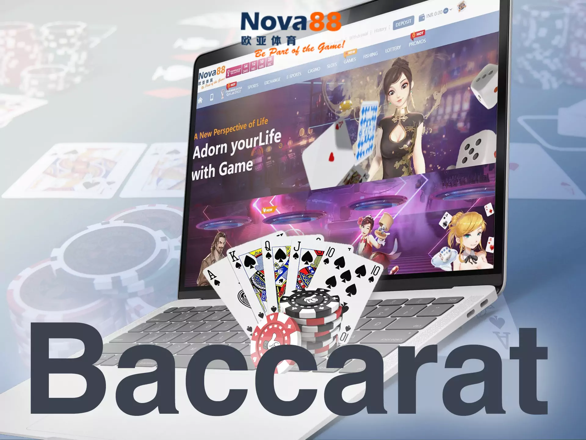 In the Nova88 casino, you can play the games of baccarat.