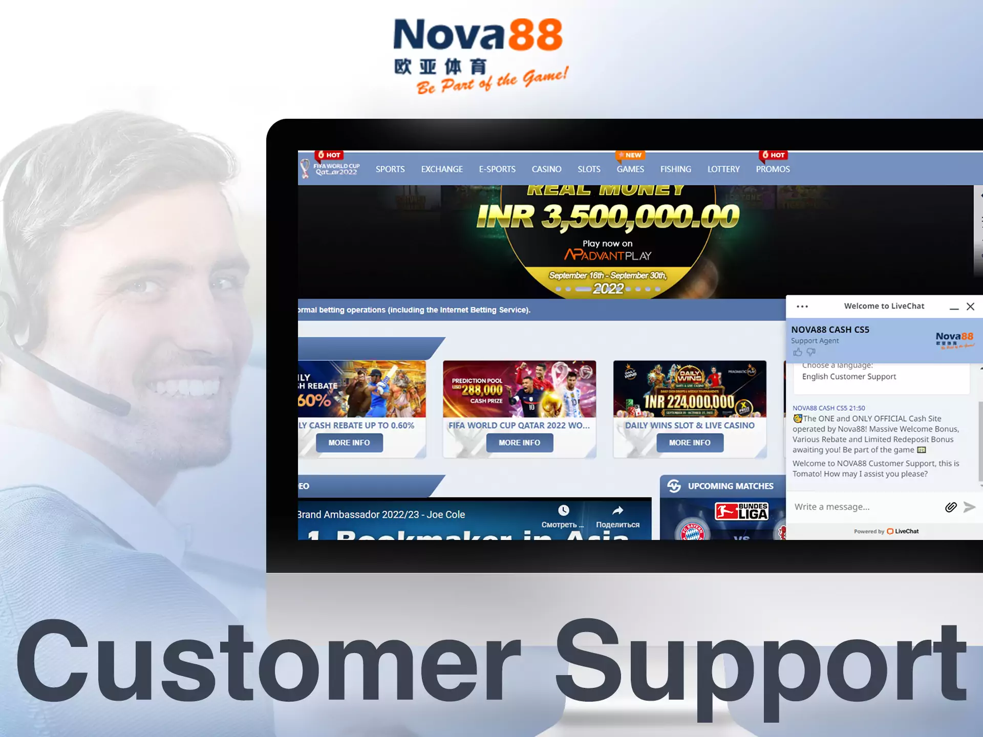 Nova88 customer support is always ready to help.