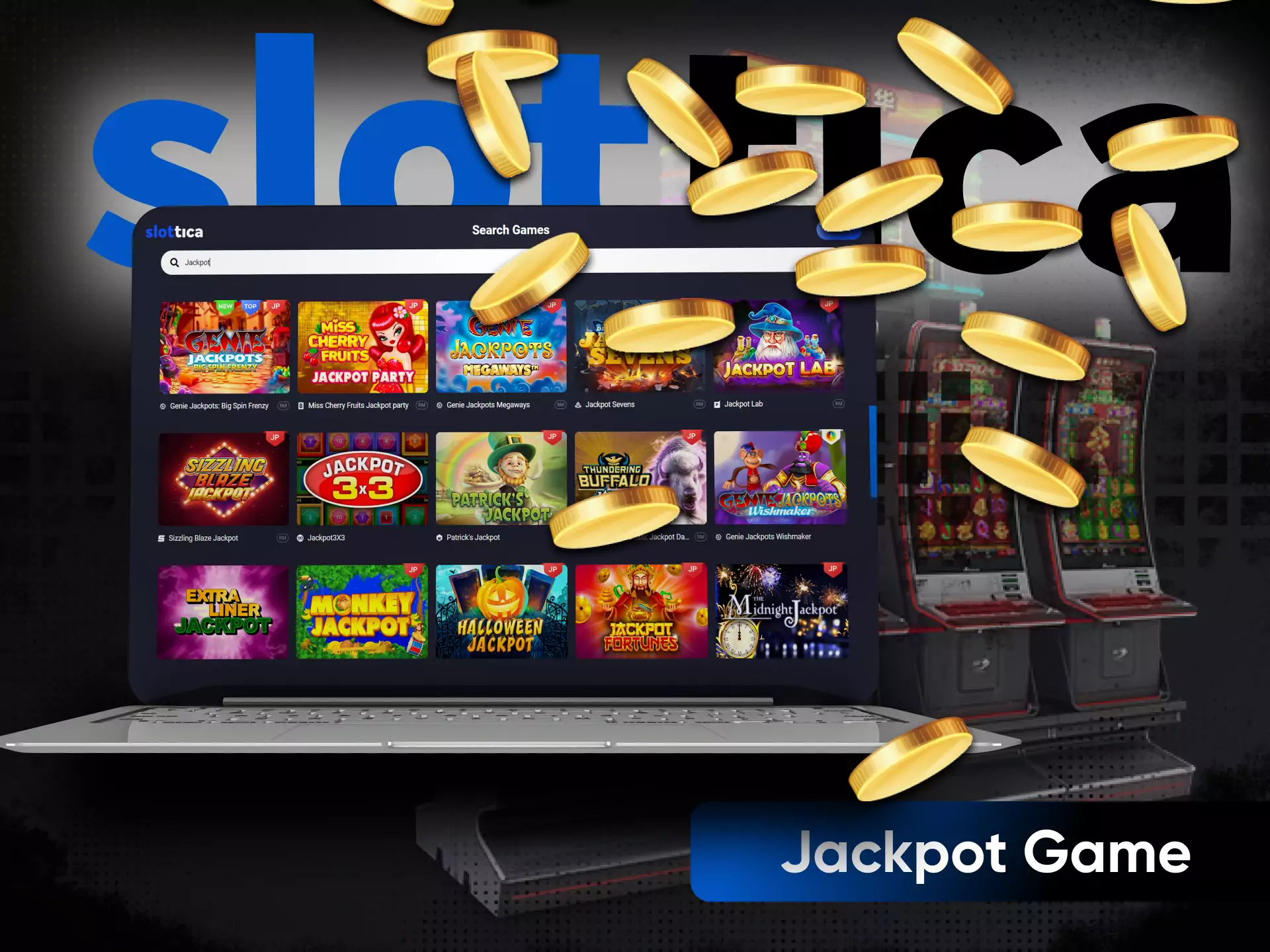 In the Slottica Casino, you can play online games and win a jackpot.