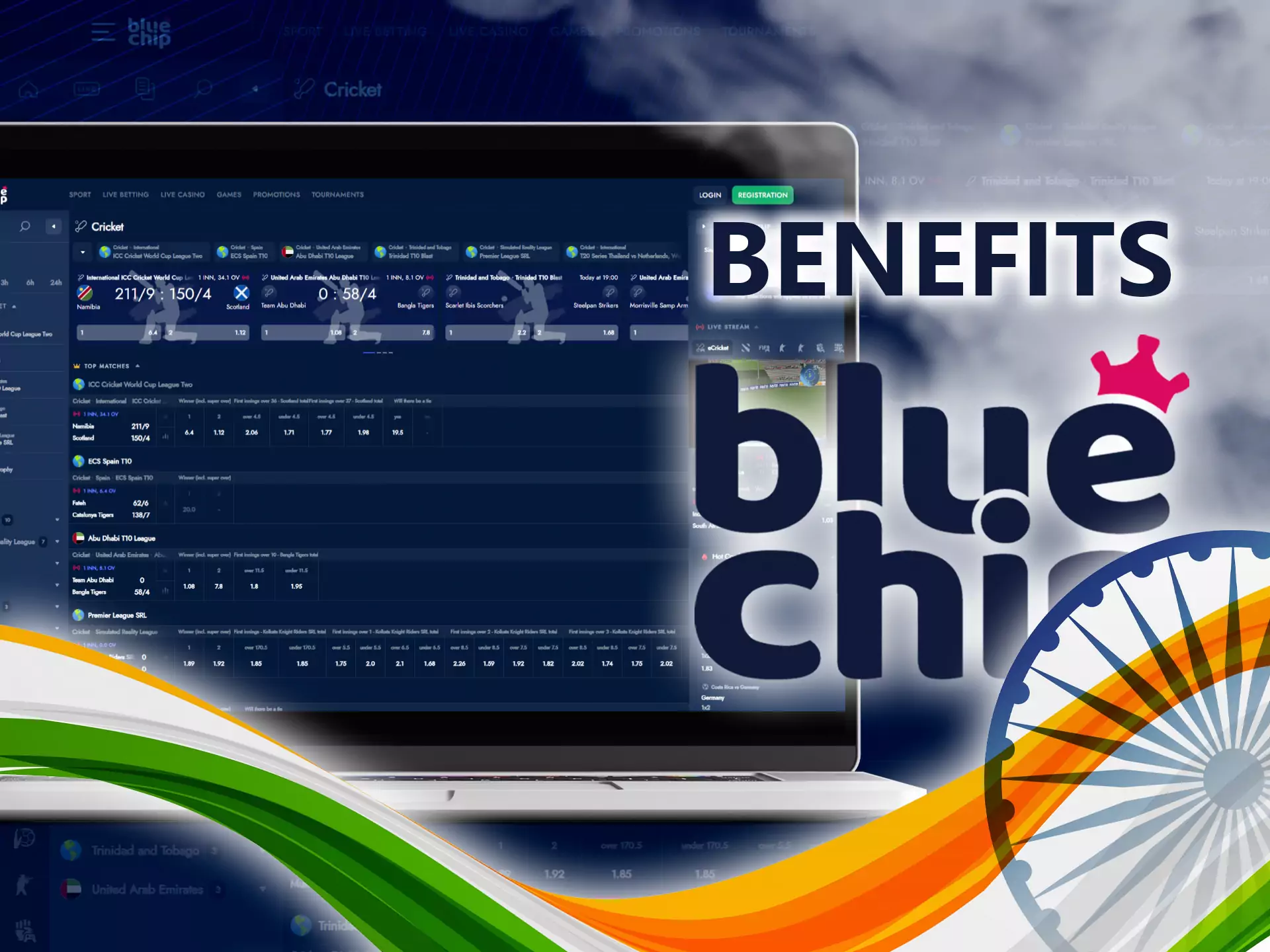 Indian users prefer Bluechip for its benefits.