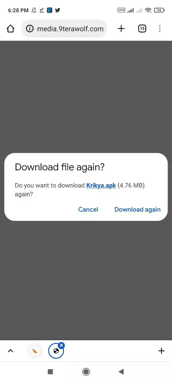 Click 'Download' to get the apk for Krikya.