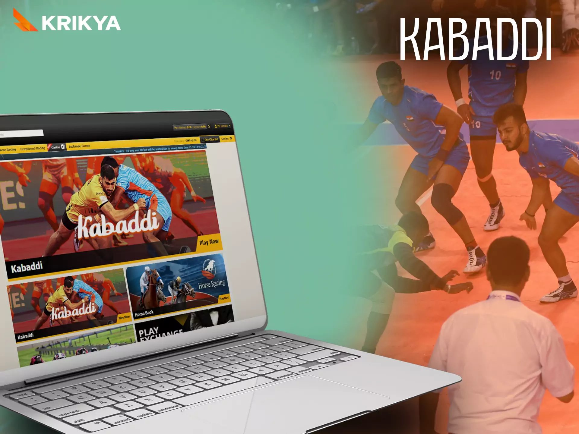 Krikya offers kabaddi fans to bet on various events of this sport.