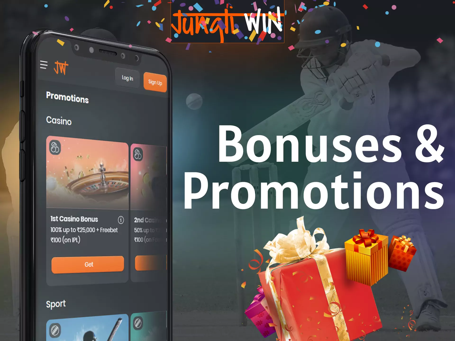Jungliwin offers players various profitable bonuses and promostions.