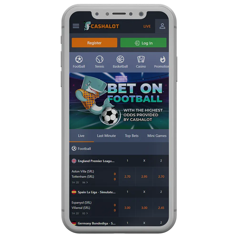 Install the Cashalot app on all your mobile devices.