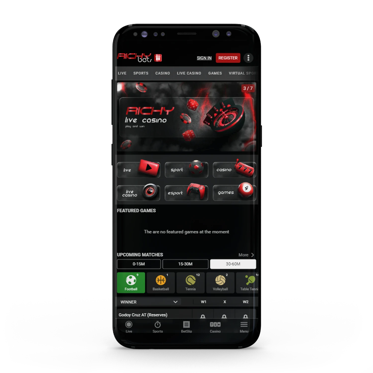 Learn more about betting and gambling in the Richybets app.