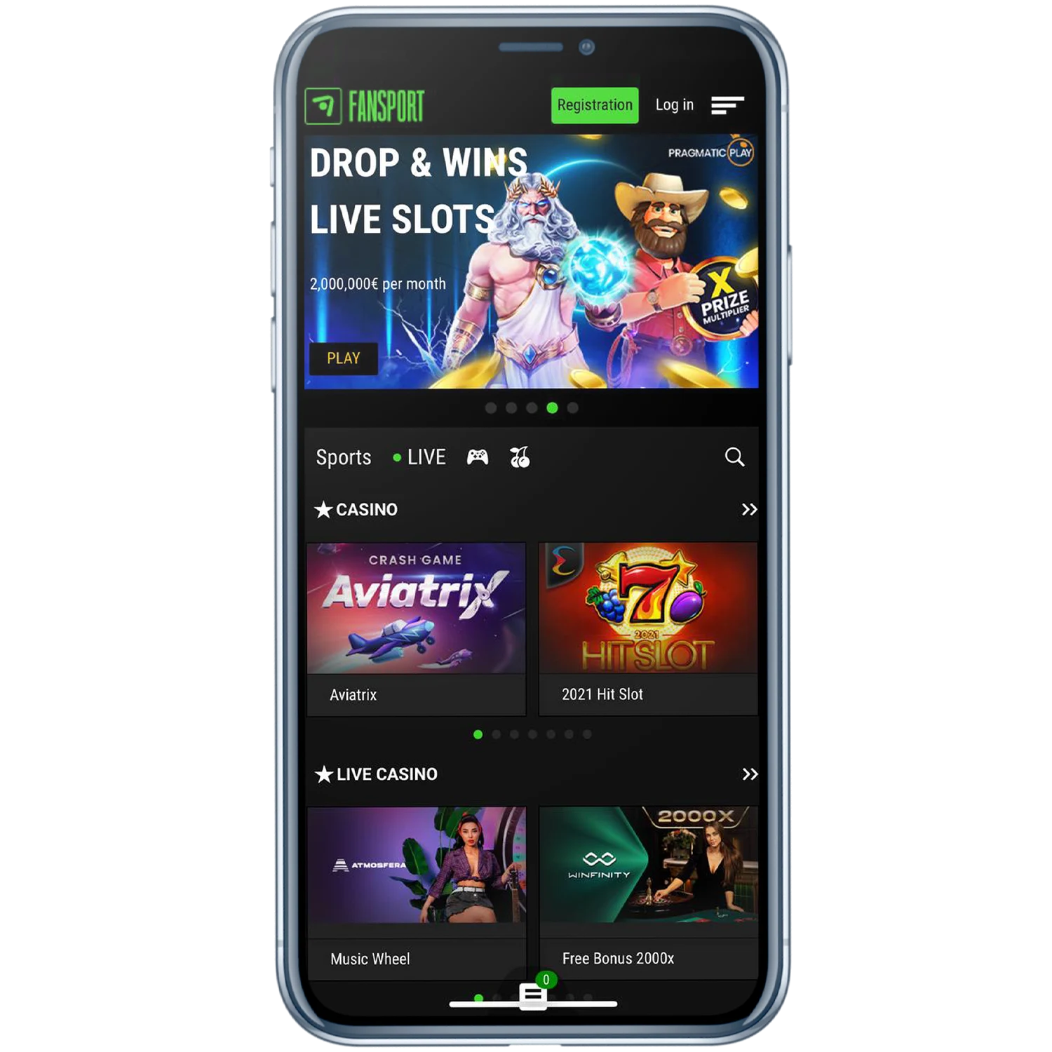 Play together with Fansport and win.