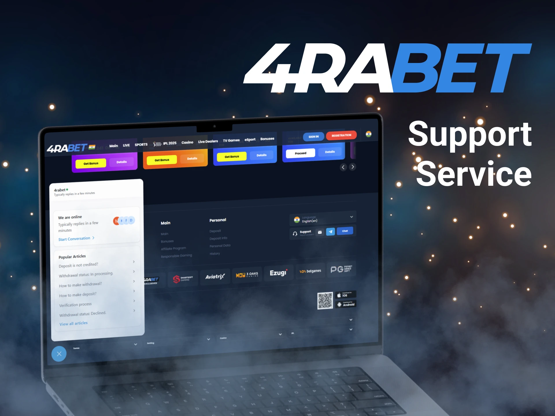 Check our evaluation of 4Rabet’s support service for Indian users.