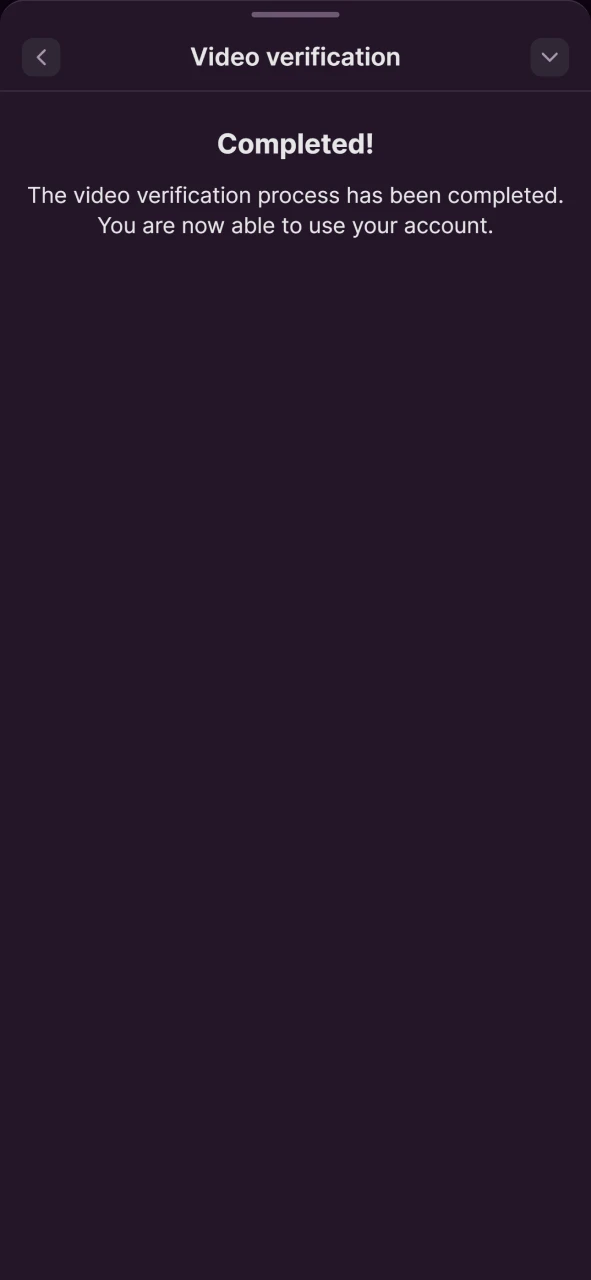 Get your verification results from the Batery app.