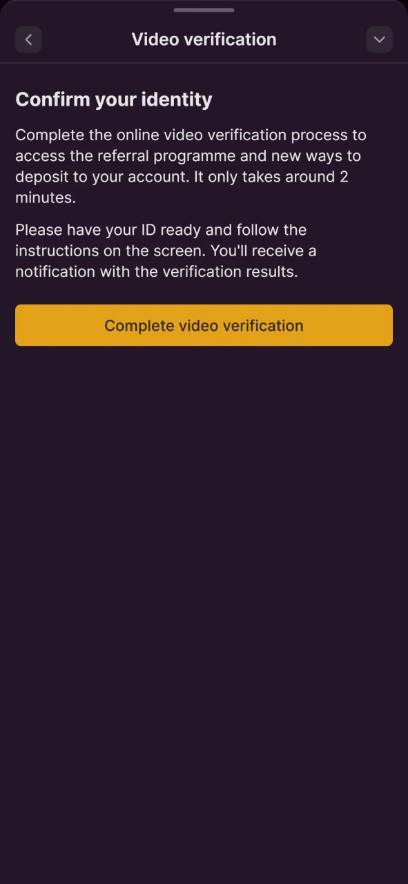 Prepare your valid ID to verify with Batery.