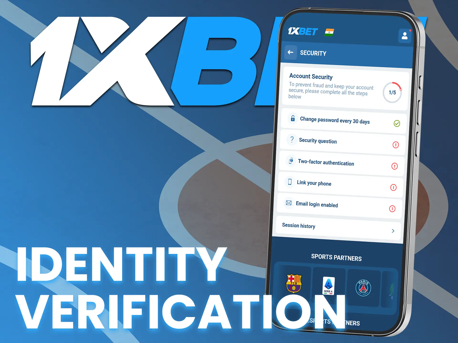 There are many different ways to verify your 1xBet account.