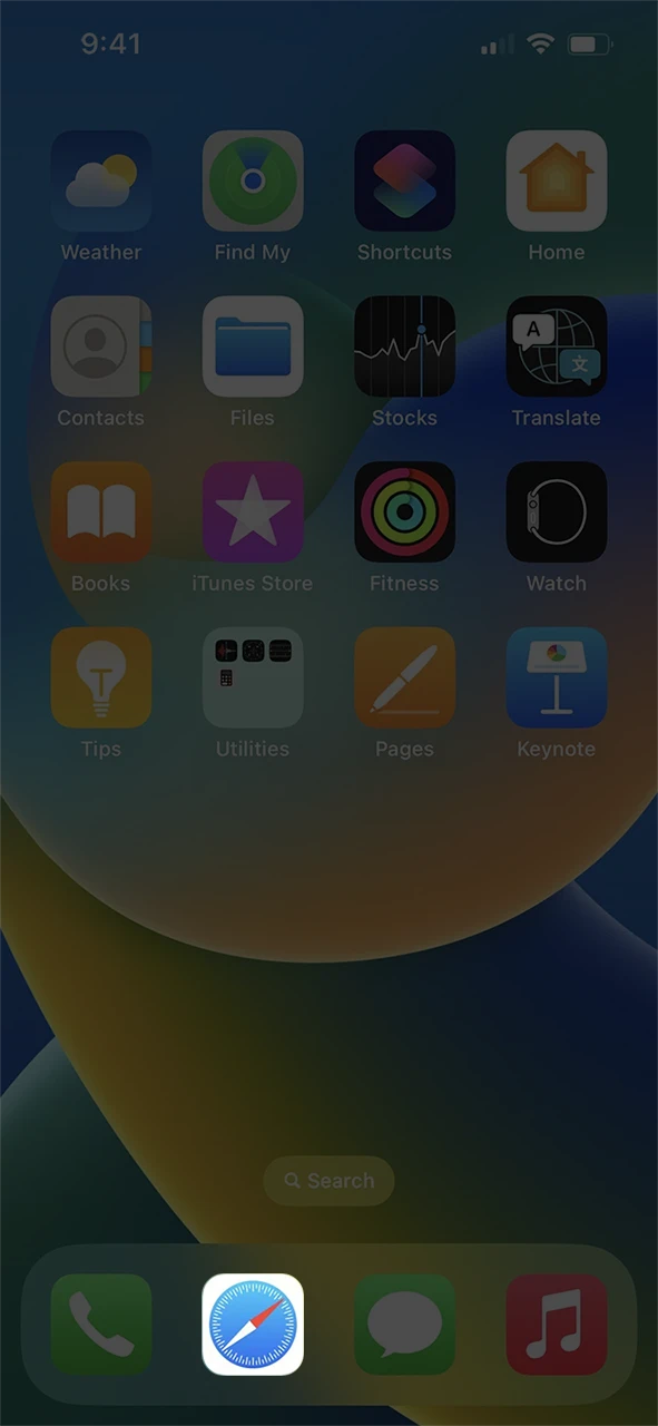 Open your browser and go to the official website of 1xBet.