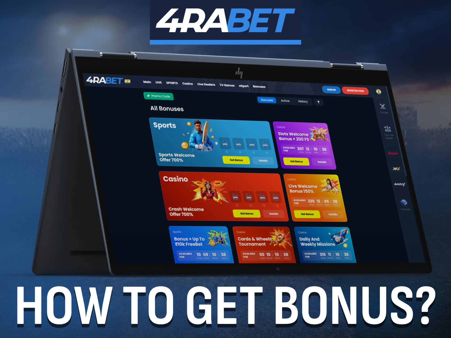 Follow easy steps to receive the 4Rabet bonus without confusion.