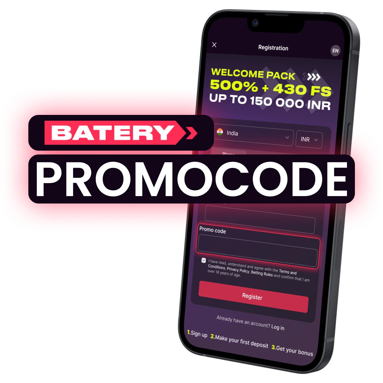 Use a Batery promo code to unlock special offers in India.