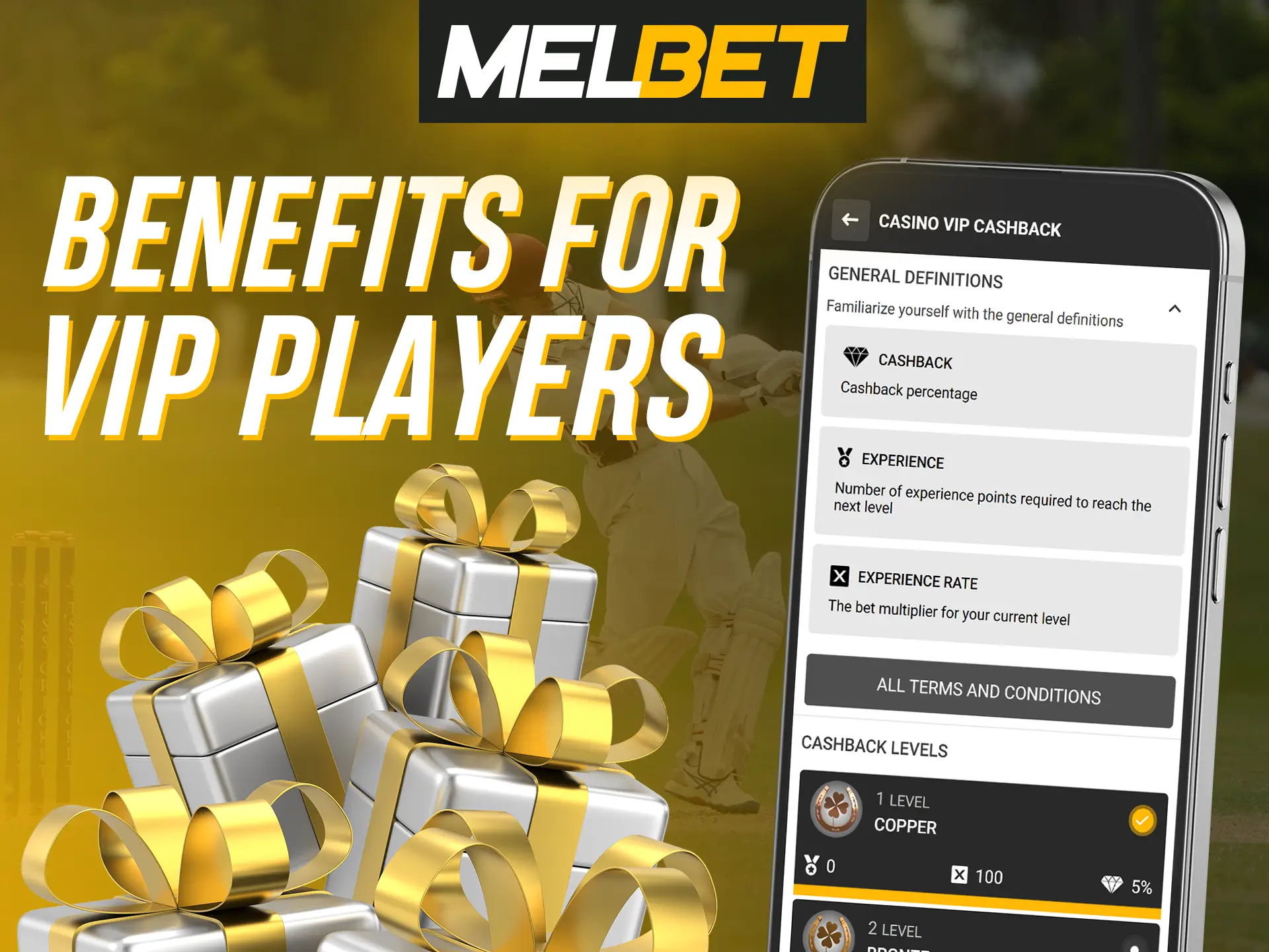 Melbet VIP players receive enhanced cashback on all bets, regardless of outcome.