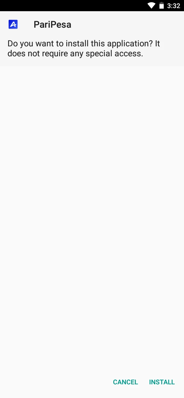 Install and start using the Paripesa app.