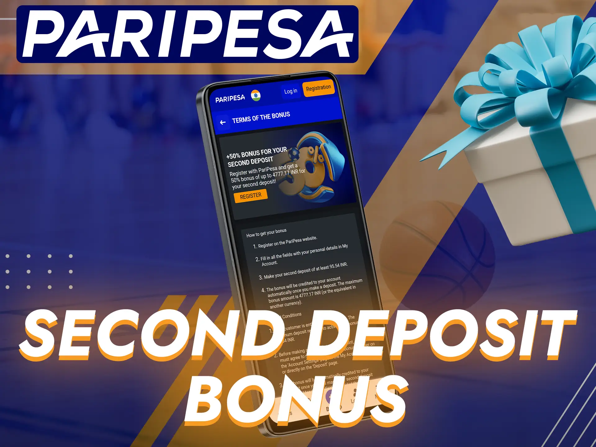 Get a bonus on your second deposit at Paripesa.