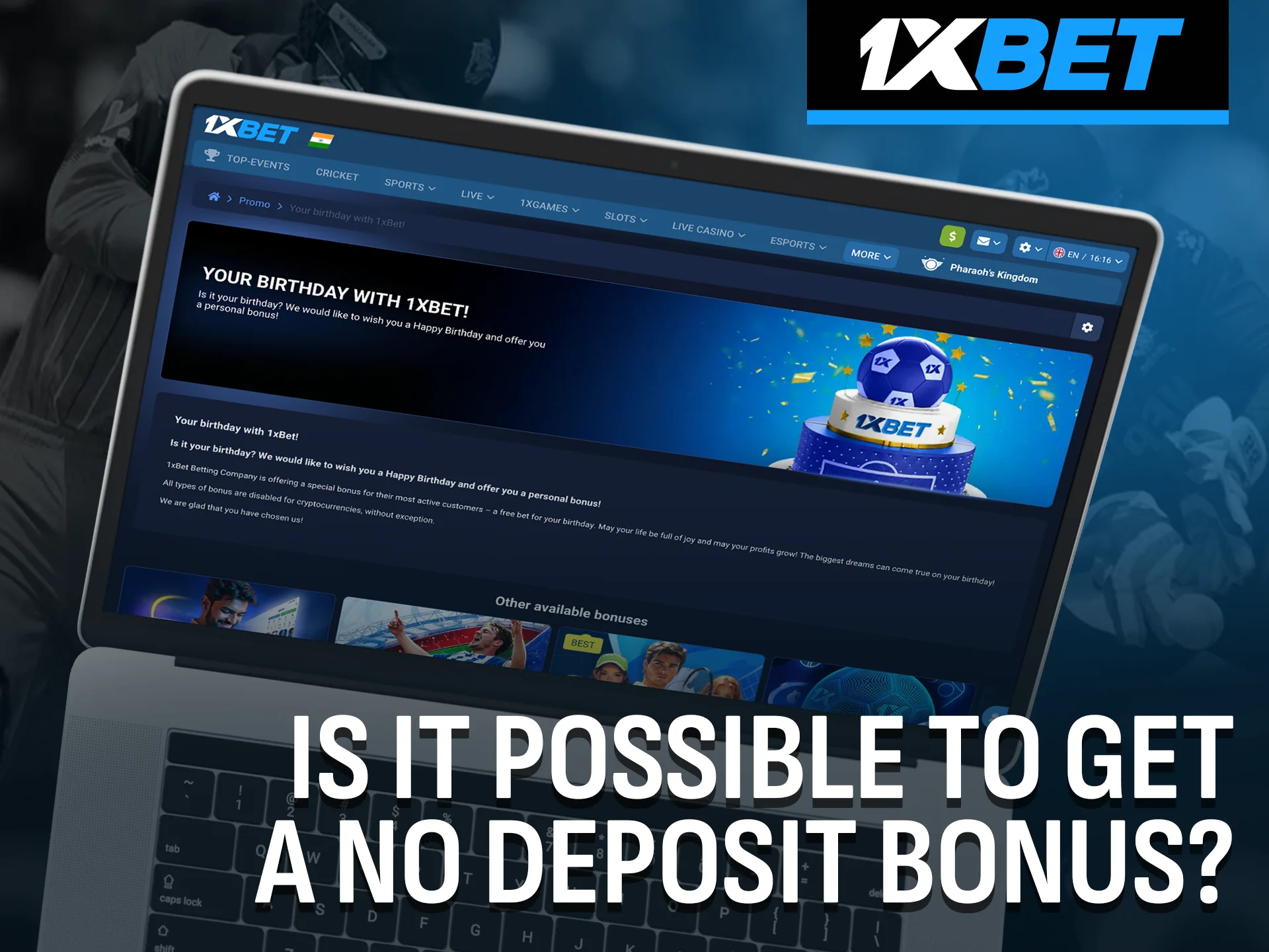 Is it possible to get a no deposit bonus from 1xBet.