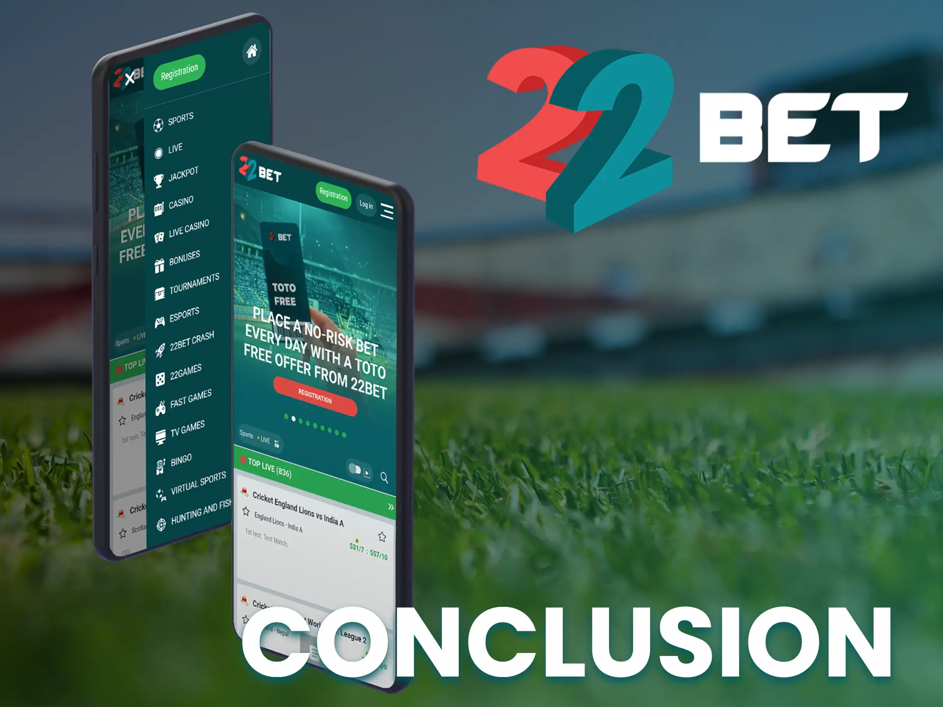 The 22Bet app is great for Indian players and offers many convenient sports betting features.